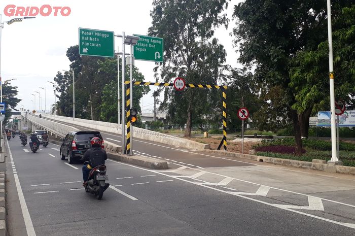 Flyover Lenteng Agung diujicoba selama 6 hari dari 1 sampai 6 April 2021