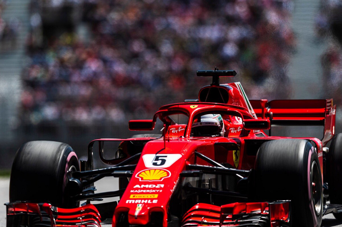 Sebastian Vettel raih pole position di GP F1 Kanada 2018