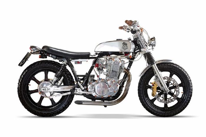 Yamaha SR500 custom tracker dari Volts Mechanix