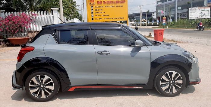 Ubahan fender bikin tampilan Suzuki Swift terlihat lebih berotot