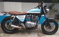 Modifikasi Suzuki GS500E, Dari Motor Patwal TNI AU Jadi Bobber Kekar
