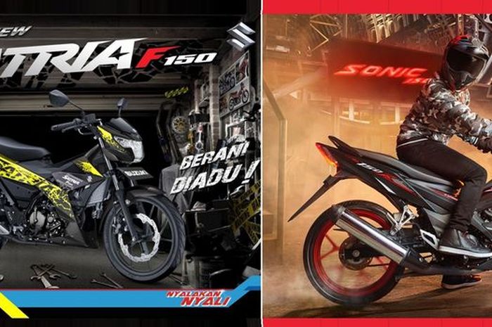 Suzuki Satria F150 FI dan Honda Sonic 150R