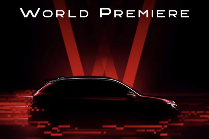 Teaser mobil baru Honda yang diduga merupakan versi produksi dari SUV RS Concept.