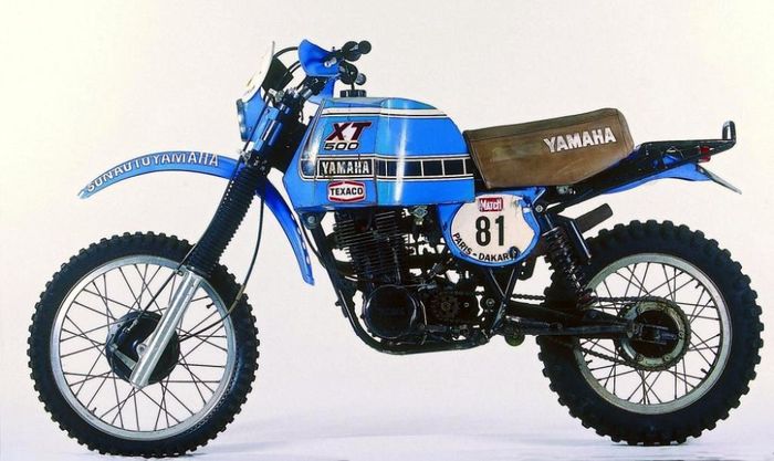 Yamaha XT500 Rally 1979 yang menjadi inspirasi Luo Hao