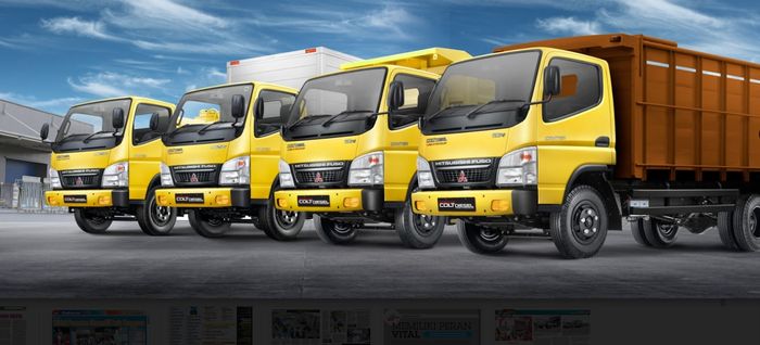 Mitsubishi Canter FE71 dengan berbagai desain akomodasi