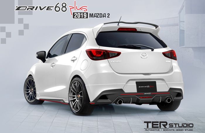 Modifikasi Mazda2 tampil agresif besutan Ter Studio, Thailand
