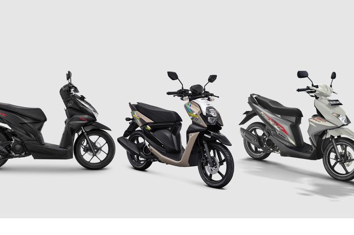 Honda All New Beat, Yamaha X-Ride, dan Suzuki Nex II termasuk di harga di bawah Rp 20 juta