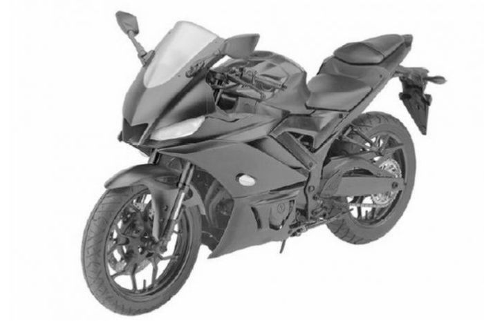 Paten desain Yamaha R25 facelift