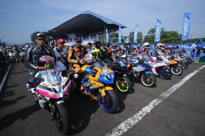 Ilustrasi peserta trackday di sentul