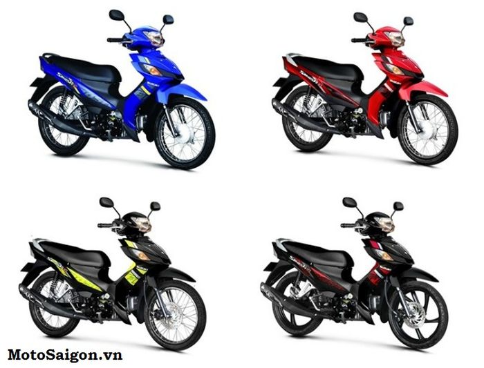 Pilihan warna Suzuki Smash Fi 2020 di Thailand