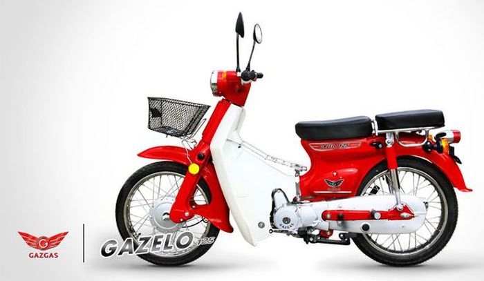 Gazgaz Gazelo 125 warna merah 