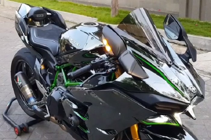 Kawasaki Ninja H2 full modifikasi sampai Rp 285 juta