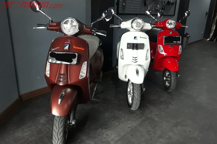 Ilustrasi Vespa matic