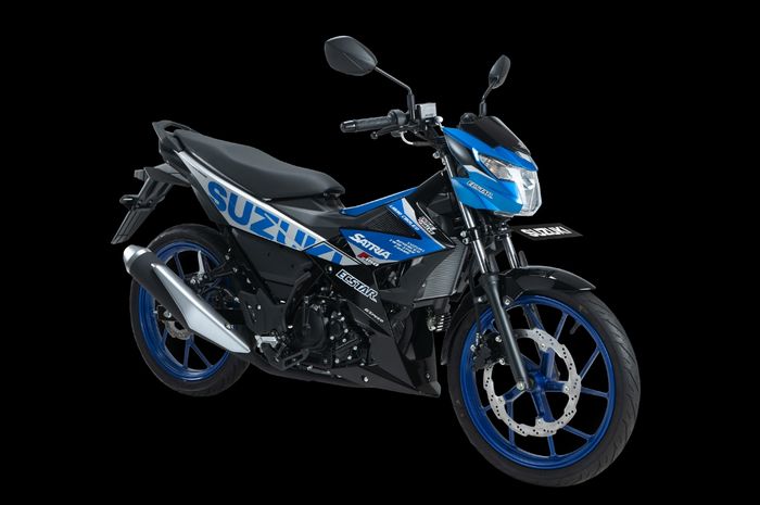 Suzuki Satria F150 Special Edition dengan warna baru Silver Metallic Triton Blue