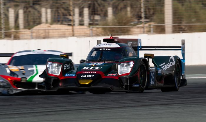 Tim JOTA Sport yang mengandalkan duet Sean Gelael dan Stoffel Vandoorne mengalami insiden pada race 2 Asian Le Mans Series 2021 di Dubai