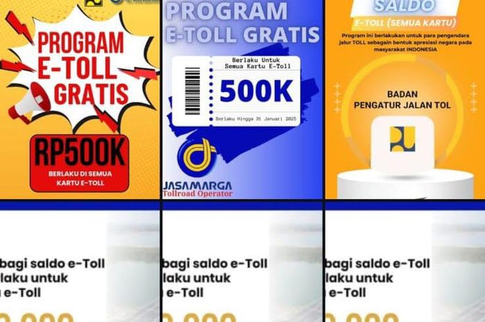 Pembuat program hoaks e-toll gratis Rp 500 ribu