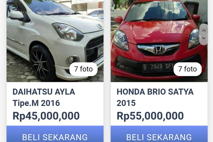 Lelang kendaraan yang kuat diduga tipuan online mengatasnamakan Pegadaian