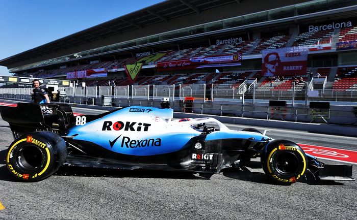Livery baru mobil tim Williams untuk F1 2019 dengan sponsor ROKiT