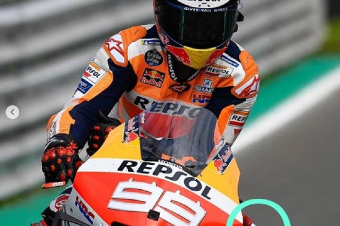 Handgrip Jorge Lorenzo terlepas saat MotoGP Argentina 2019