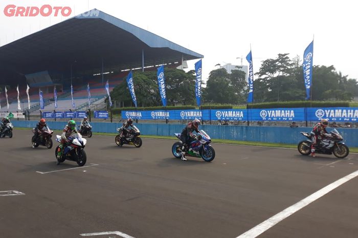 Kelas Superstock up to 1.000 cc di Yamaha Sunday Race 2019.