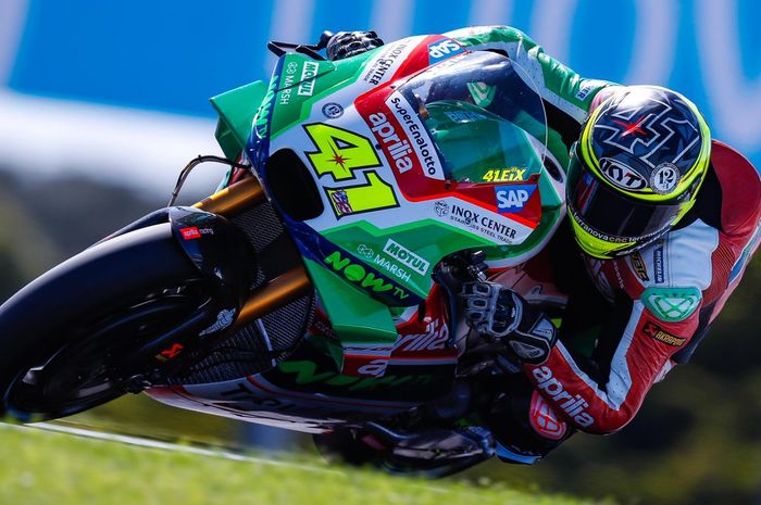 Aleix Espargaro bikin banyak pembalap tercengang bisa jadi terkencang di hasil kombinasi latihan bebas pertama dan kedua MotoGP Australia