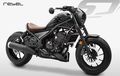 Honda Rebel 250 Egois, Lampu Hingga Goresan Body Bikin Beda 