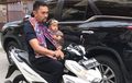 Pakai Sendal Jepit Dan Kaos Oblong, Pria Gendong Putrinya Naik Honda Vario Ini Ternyata Pentolan Klub Ferrari