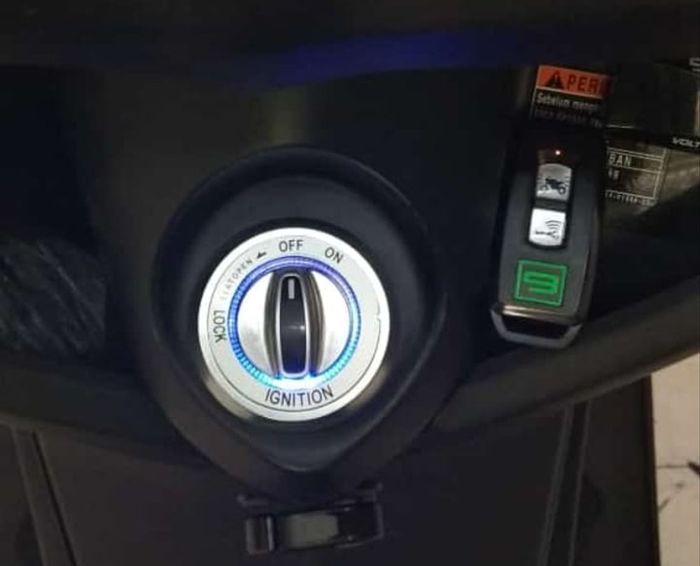 Ilustrasi Securicle Smart Key terpasang di Yamaha NMAX