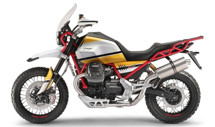 Moto Guzzi V85 Enduro yang bisa banget jadi inspirasi modif motor touring