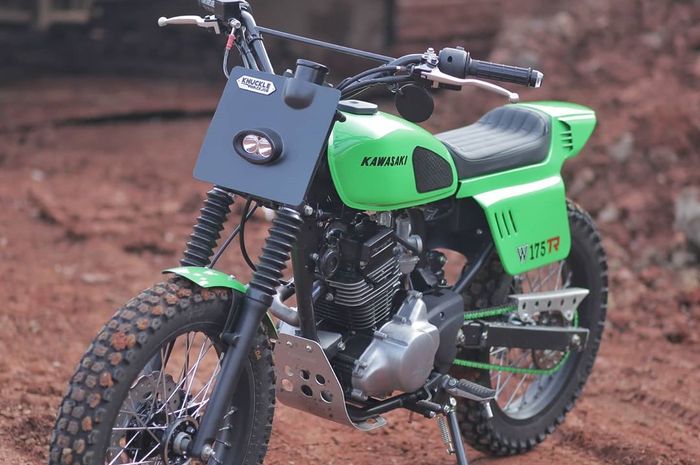 Kawasaki W175TR ini dirancang dari desain grafis 3D!