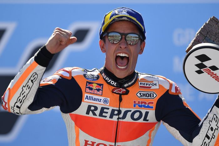 Menang di MotoGP Aragon, Marc Marquez menatap gelar juara dunia MotoGP kelimanya