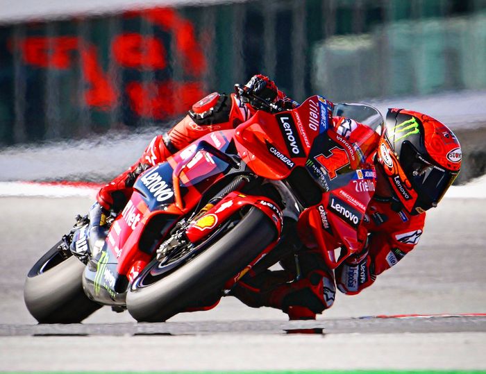 Pembalap tim Ducati Lenovo, Francesco Bagnaia kembali menunjukkan dominasinya di hasil tes MotoGP Portimao 2023 hari kedua
