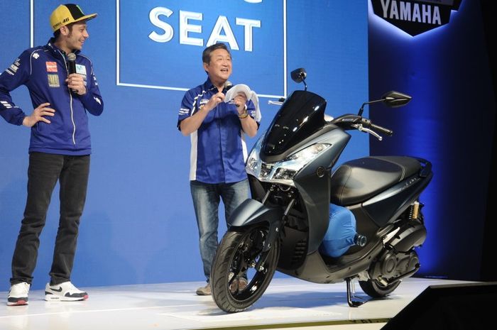 Yamaha Lexi 125 saat pertama kali diperkenalkan oleh YIMM