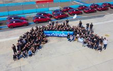 Dukung Formula E 2025, MGEVC Gelar Konvoi 120 Mobil Listrik di Sirkuit Ancol