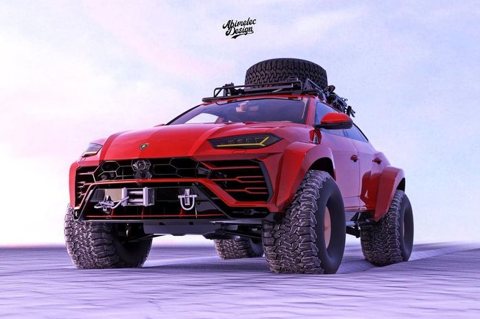 Modifikasi digital Lamborghini Urus bergaya ALTO