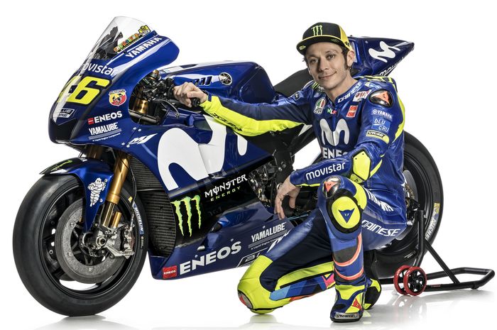 Valentino Rossi dan YZR-M1 2018