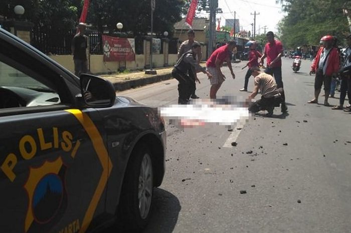 Kecelakaan menewaskan pengendara motor di Solo