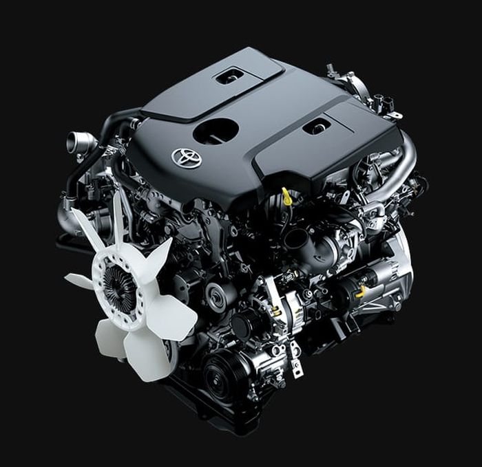 Toyota New Fortuner Legender menggunakan mesin 2GD-FTV 2.393cc 4 silinder VNTurbo