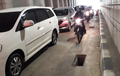 Serem... Tutup Lubang Di Underpass Mampang Hilang, Motor Bisa Autonyungsep