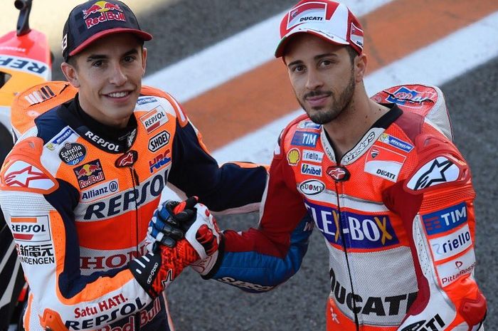 Putaran penutup MotoGP 2017 di Valencia akan menentukan siapa kampiun musim ini, Marc Marquez atau Andrea Dovizioso