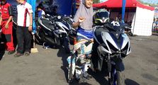 Jadi Pembalap Wanita Satu-satunya di Aerox Fun Race, Lis Ariska Tak Gentar
