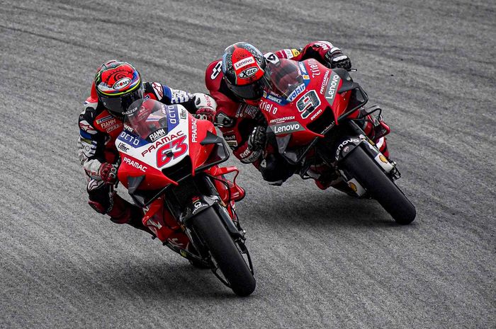 Berada di tim satelit Ducati, Francesco Bagiana bisa menyaingi pembalap pabrikan Ducati, Danilo Petrucci