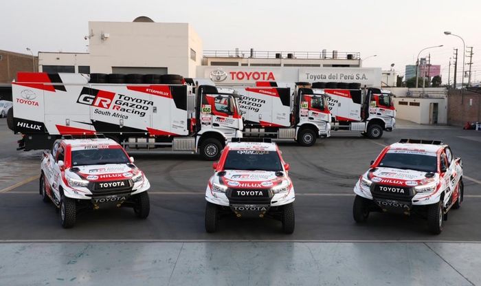 Tim Toyota Gazoo Racing untuk Reli Dakar 2019