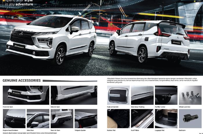 Mitsubishi Motors Genuine Accessories untuk New Xpander