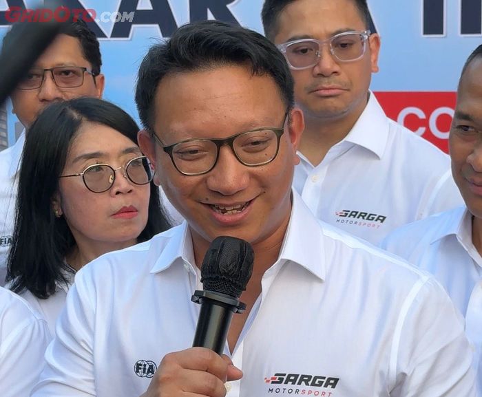 Founder SARGA GROUP, Aryo PS Djojohadikusumo, menyatakan kebanggaannya karena Jakarta terpilih menjadi kota pertama di dunia yang menjadi tuan rumah FIA Rallycross World Cup 2026