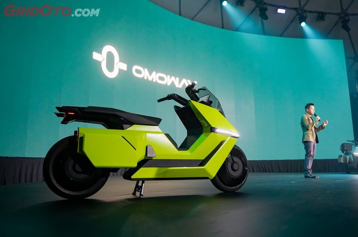 Motor listrik Omoway Omo X bisa dinyalakan menggunakan handphone