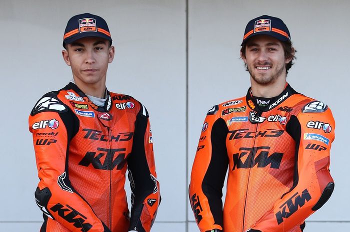 Raul Fernandez dan Remy Gardner. Dua seteru juara dunia Moto2 2021, siap jalani Tes Jerez jelang MotoGP 2022