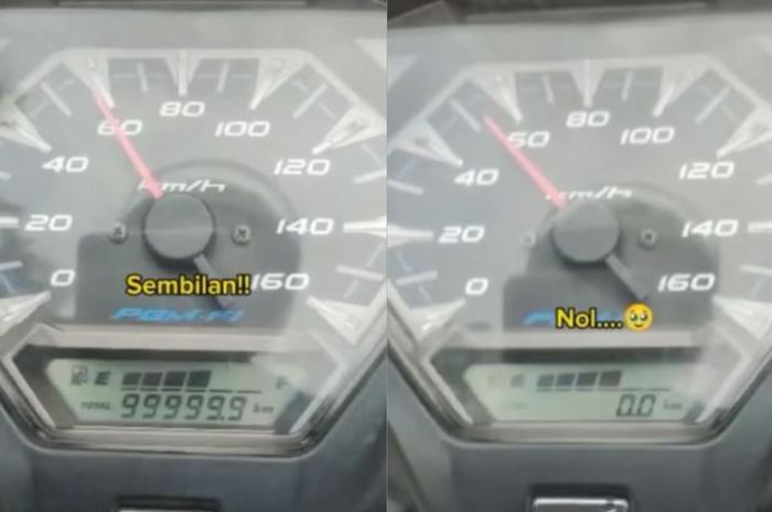 Tips mengetahui odometer motor seken sudah direset.