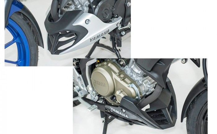 Undercowl All New V-Ixion R (kiri) dan All New V-Ixion (kanan)