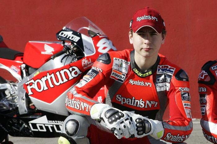 Jorge Lorenzo saat berada di kelas 250 cc pada 2005